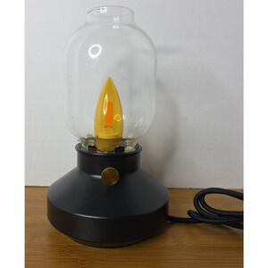 IKEA TARNABY Table Lamp with Dimmer Knob Anthracite Black TÄRNABY